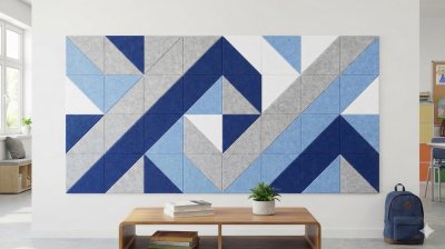 Комплект акустических войлочных стендов "Геометрия знаний"