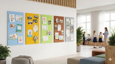 Комплект акустических войлочных стендов "Живая Стена" КВС-50 галерея 2