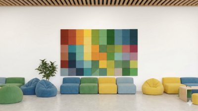 Комплект акустических войлочных стендов "Спектр" КВС-52 галерея 2