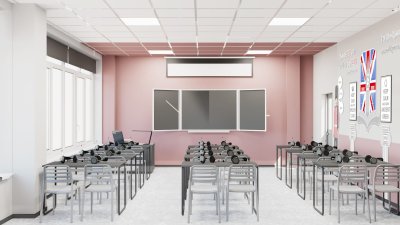 Проект интерьерного оформления кабинета английского языка 41107 галерея 2
