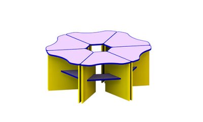 Стол "Лепесток" (6 частей)
