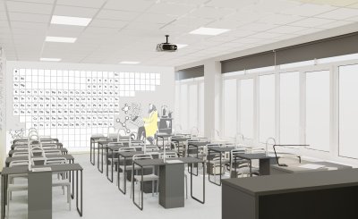 Проект интерьерного оформления кабинета химии 41106 галерея 1
