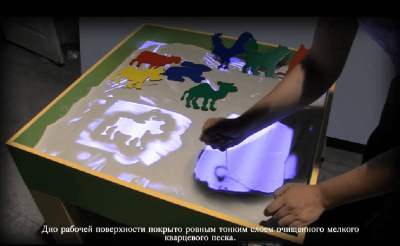 Световой стол Песочница электрофицированный для развития и психологической разгрузки ДС0087 галерея 4