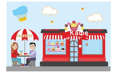 Декоративно-развивающая панель "Кафе" 52783 галерея 1