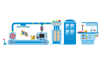 Декоративно-развивающая панель "Производство" 52784 галерея 1