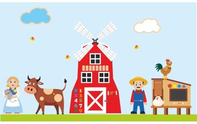 Декоративно-развивающая панель "Ферма"  52785 галерея 2