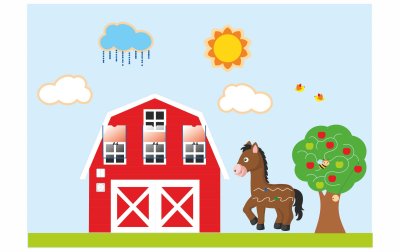 Декоративно-развивающая панель "Ферма"  52785 галерея 1