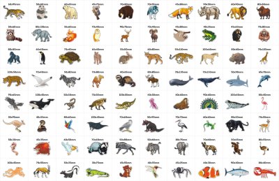 Комплект деревянных магнитов "Животный мир" Эко формат! 40415е2 галерея 1