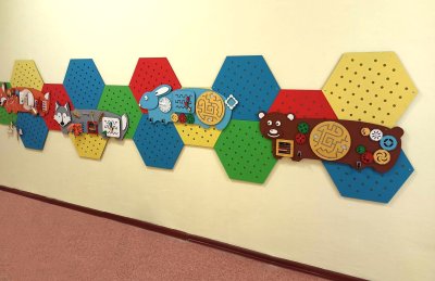 Настенная панель "Соты" НПС-001 галерея 2