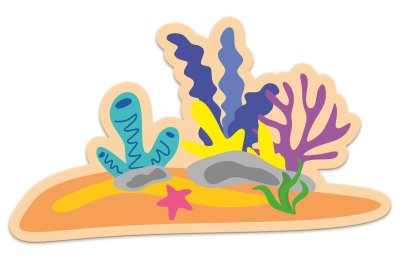 Комплект декораций "Под водой" 51657 галерея 2