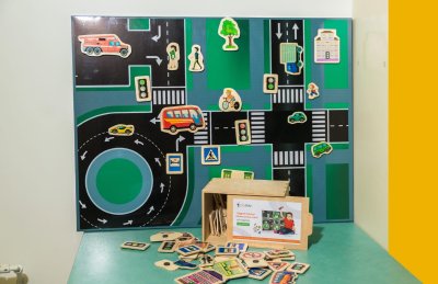 Комплект деревянных магнитов ПДД (60 шт) Эко формат! 10959е2 галерея 1