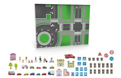 Магнитный набор для изучения ПДД 10959 галерея 2