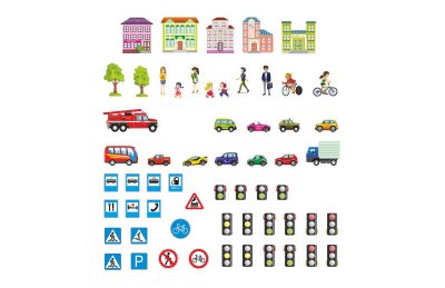 Магнитный набор для изучения ПДД 10959 галерея 3