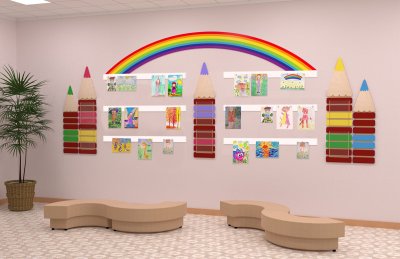 Демонстрационная система для холла Карандаши  39941 галерея 1