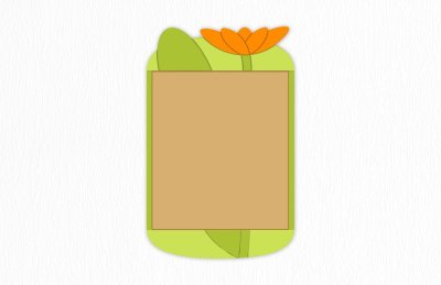 Пробковая доска "Оранжевый цветок" 70х110 см 46492 галерея 2