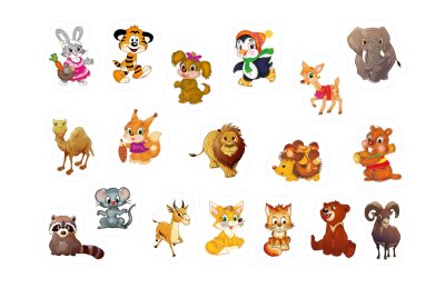 Набор магнитов "Зверушки" 11362 галерея 1