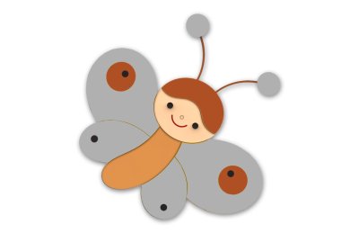  Декорация "Бабочка" 43х38 см 46765 галерея 3