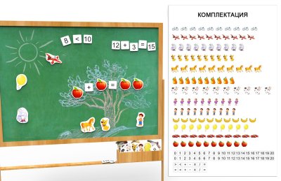 Комплект "Математика на магнитах" 12860 галерея 1