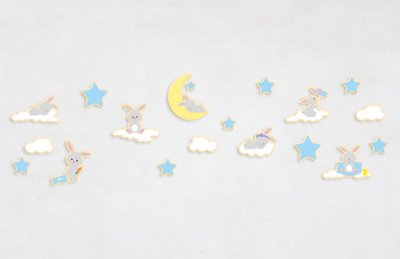 Комплект декораций для спальни "Зайчики" 7 метров 50394 галерея 2