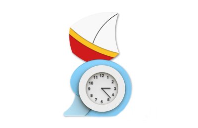 Настенные часы "Лодочка" 47396 галерея 2