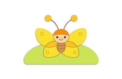 Декорация "Бабочка" 40х28 см 46609 галерея 2