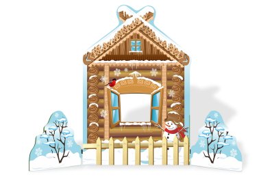 Декорация театральная "Избушка" 19294 галерея 1