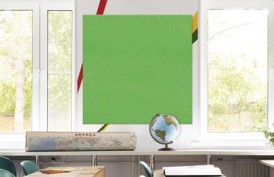 Стенд из эко-войлока 120х120 см. Салатовый ЭС14.120120 галерея 1