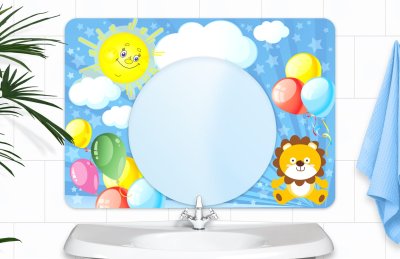 Зеркало "Веселое Солнышко" 45292 галерея 1