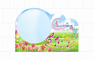 Зеркало "Нотки" 45313 галерея 1