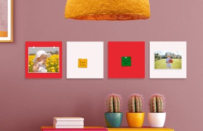 Базовая магнитная панель 25х25 алая 41934 галерея 4