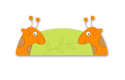 Декоративная арка "Жирафы" 118х38 см 46659 галерея 2