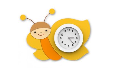 Настенные часы "Бабочка" 47381 галерея 1