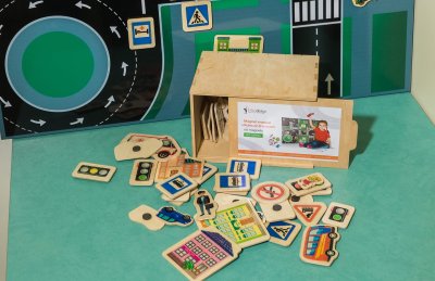 Комплект деревянных магнитов ПДД (60 шт) Эко формат! 10959е2 галерея 4