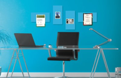 Базовая магнитная панель 50х25 голубая 41942 галерея 1