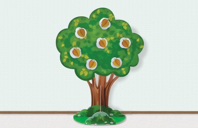 Дерево-многофункциональное "Четыре Сезона" 43908 галерея 8