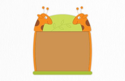 Пробковая доска "Жирафы" 118х116 см 46514 галерея 2