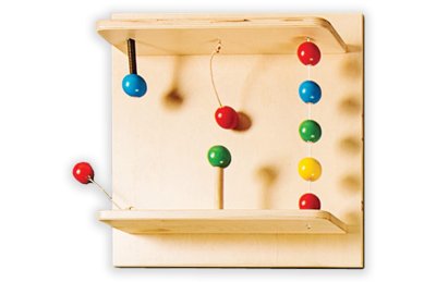 Тактильно-развивающая панель с текстурами «Цветные шарики» 32084ПР галерея 1