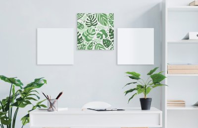 Базовая магнитная панель 50х50 принт "Monstera" 41931 галерея 1