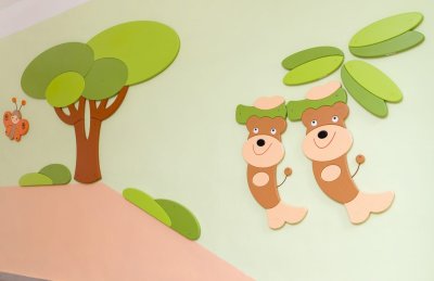 Декорация "Обезьянка" 38х88 см 49007 галерея 1