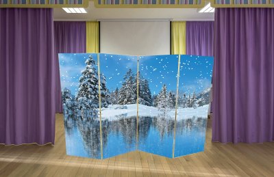 Двусторонняя ширма "Осень-Зима"  51663 галерея 2