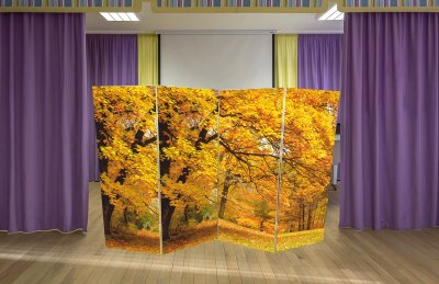 Двусторонняя ширма "Осень-Зима"  51663 галерея 1