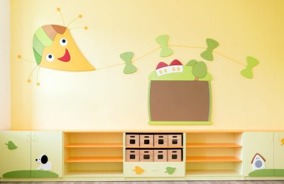 Пробковая доска "Домики" 118х116 см 46498 галерея 1