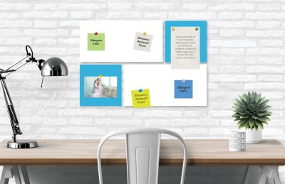 Базовая магнитная панель 25х25 голубая 41937 галерея 2