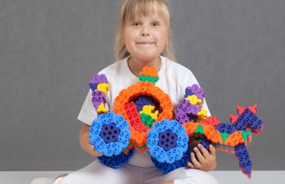 Конструктор для развития пространственного мышления ПРОектирование  серия Радуга / 500 деталей 41037Р галерея 1