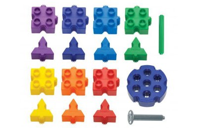 Конструктор для развития пространственного мышления ПРОектирование  серия Радуга / 500 деталей 41037Р галерея 2