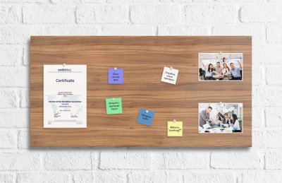 Магнитная панель  100х50 см светлое дерево 41406 галерея 2