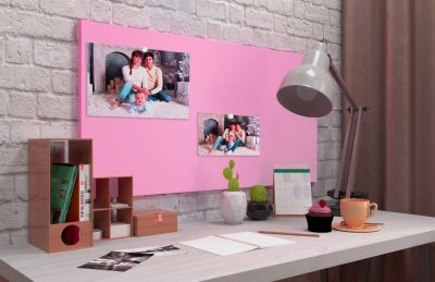 Базовая магнитная панель 100х50 нежно-розовая 41924 галерея 5