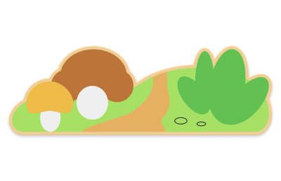 Комплект декораций "Лесная полянка" 49643 галерея 1