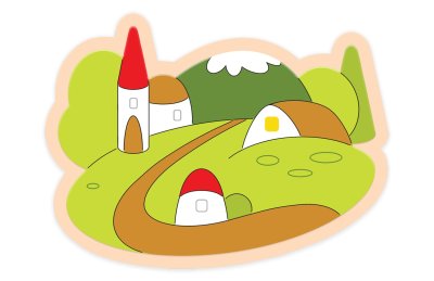 Комплект декораций "Деревушка" 49621 галерея 3