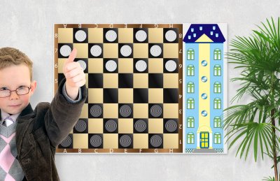 Магнитное пособие "Шашки" 47458 галерея 3